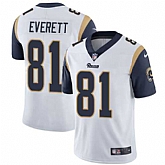 Nike Los Angeles Rams #81 Gerald Everett White NFL Vapor Untouchable Limited Jersey,baseball caps,new era cap wholesale,wholesale hats